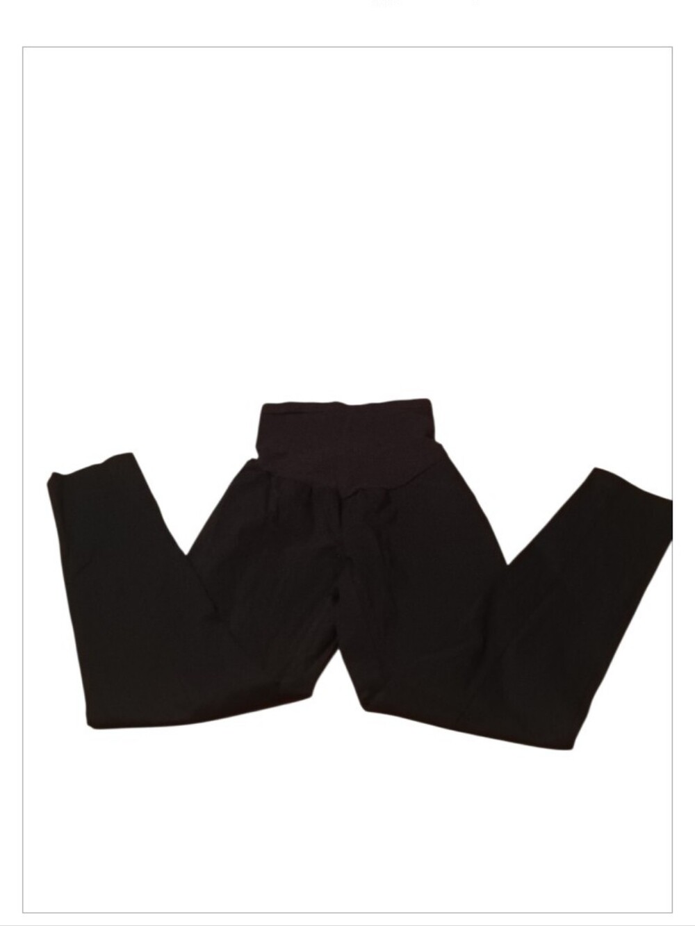 Women's Motherhood Maternity High-Waist Black Dress Pants